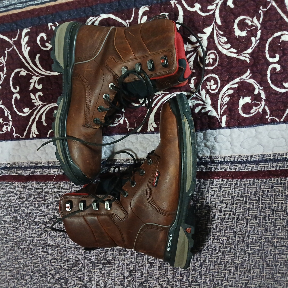 Brown Leather Work Boots